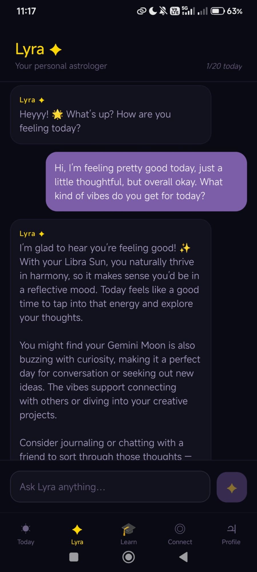 Chat with Lyra